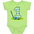 thumbnail image 3 of Inktastic Argyle Golf 1st Birthday Boys Baby Bodysuit, 3 of 5