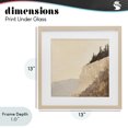 thumbnail image 4 of Stupell Industries Eclectic Serene Cliffside Vista Birch Framed Print Under Glass, 13 x 13, by Petals Prints Design, 4 of 8
