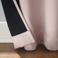 thumbnail image 5 of Sun Zero Oslo Extreme 100% Blackout Grommet Curtain Panel, 52"X54", Blush Pink, 1-Piece Single Panel, 5 of 9
