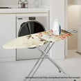 thumbnail image 2 of HELLHERO Exotic Hummingbirds Ironing Board Cover, Muted Pink/Yellow Flower Print, Easy Fit Drawstring, 2 of 5