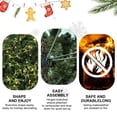 thumbnail image 4 of 6.5ft Pre-Lit Christmas Tree with 450 Warm White Incandescent Lights & 2225 Tips for a Full, Realistic Holiday Look, 4 of 6