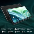 thumbnail image 3 of Android Tablet,10inch Tablets,24GB (8+16 Expand) RAM+128GB ROM+1TB Expand,Octa-Core Processor,2.4G/5G WiFi Tablet with Keyboard,1280*800 IPS Display Laptop Tablets,GPS Tableta, 3 of 9