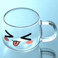 thumbnail image 2 of Coofit Tasse à Expresso 5.07oz, Expression Créative Mignonne, Verre à Café, Verre à Thé, 2 of 10