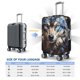 thumbnail image 4 of Fotbe Vintage Blue Floral Wolf Funda Protectora para Equipaje, Antirrayones y Resistente a la Suciedad, Compatible con Maletas de 18 a 32 Pulgadas-X-Large, 4 of 7
