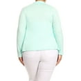 thumbnail image 5 of MOA COLLECTION Women's Comfortable Plus Size Cardigan Loose Fit Waist Length XL-3XL, 5 of 5
