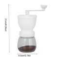 thumbnail image 4 of Birdeem Fathers Day Gift Ceramic Hand Grinder Coffee Machine with Thickness Hand Grinder, 4 of 10