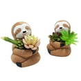 thumbnail image 2 of YLLSF Resin Sloth Succulent Potted Plant Decorative Landscape Desktop Home Decoration, 2 of 9