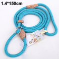 thumbnail image 2 of Reflective Rope Slip Training Lead, Mountain Climbing Rope Pets Leash For Dogs And Cats Blue L, 2 of 5