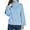 Light Blue, variant on Oversized Sweaters for Women Turtleneck Sweater Drop Shoulder Knit Long Lantern Sleeve Pullover Sweater