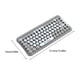 thumbnail image 5 of Seitruly Teclado inalámbrico para computadora perilla Multimedia impermeable a prueba de salpicaduras ratón escritura silenciosa teclados Juegos de teclado y mouse para computadora, 5 of 6