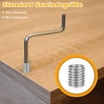 thumbnail image 4 of maskred 10pieces Screw Nut Threaded Insert Wide Application Range Excellent Stability Stainless Steel, 4 of 6