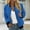 Blue, variant on WXLWZYWL Women's Bomber Jacket Lightweight Full Zip Up Jacket Cropped Plaid Coat Jacket Retro Moto Windbreaker Outwears