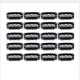 thumbnail image 1 of 20 pinzas para pelucas en forma de U de 32 mm con parte trasera de silicona para accesorios de extensiones de cabello., 1 of 4