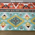 thumbnail image 6 of Ambesonne Tribal Place Mats Set of 4, Love and Adventure Aztec, Standard Size, Scarlet Mustard Blue, 6 of 6