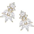 thumbnail image 2 of Here's a refined and engaging product description based on your input:\n\n \n\n**Dainty Rhinestone Cluster Earrings – for Bridesmaids & Bridal, 2 of 5