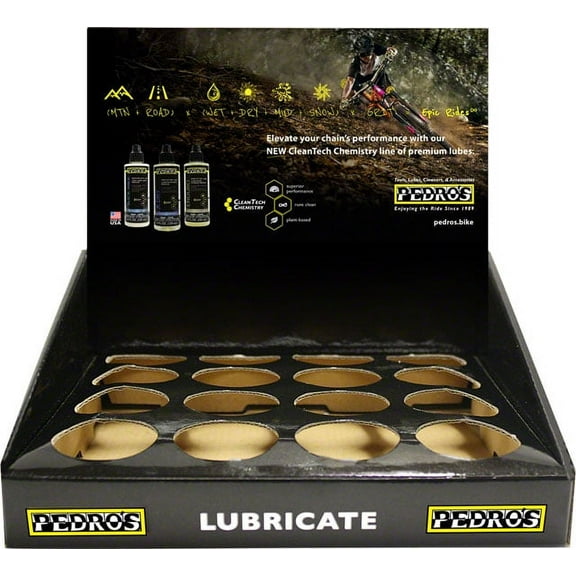 Pedro'S Bike Care Pop Display, Small Holds 16 4Oz Bottles Of Lube