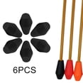 thumbnail image 4 of LOVIVER Rubber head Rubber Tipped head Broadhead Hunting Game Practice 8mm Black, 4 of 8