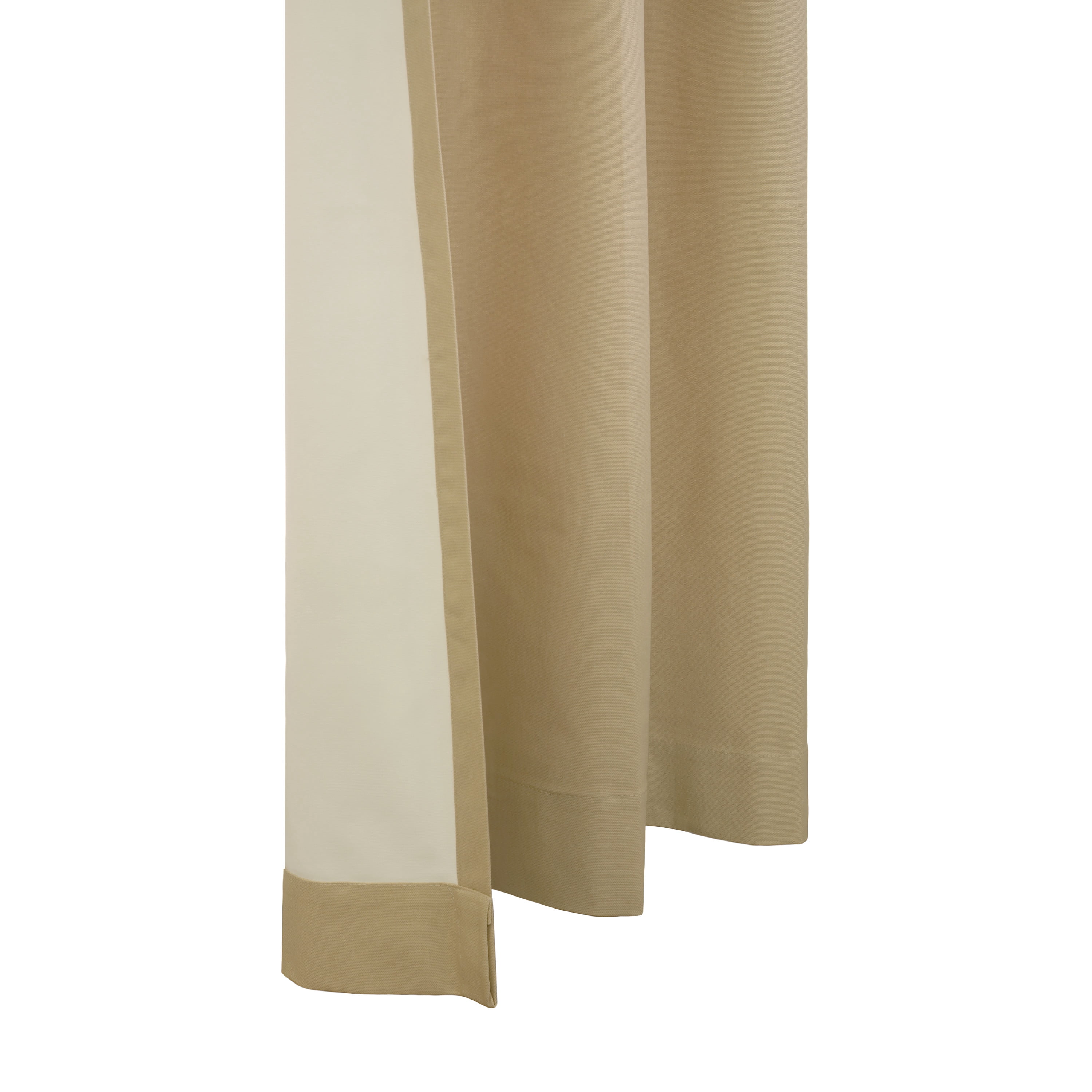 Winmate Insulated Cotton Grommet Curtain Panel - Pair each 40" x 63" in Khaki