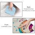 thumbnail image 4 of Musical Note Canvas Picnic Blanket Waterproof Foldable Outdoor Mat for Beach Camping, Portable, and Washable - Large Size, Family and Friends Gatherings, 4 of 6