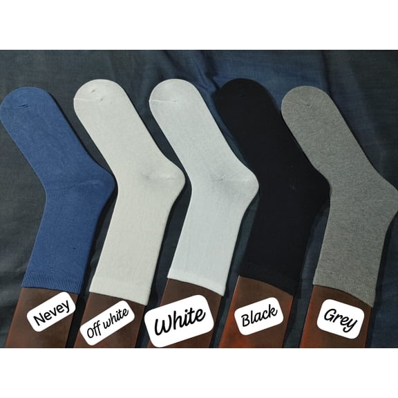 Natural Nest Super Soft Cotton Crew Unisex Socks – 6 Pairs Size 9-12