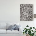 thumbnail image 3 of Trademark Fine Art 'Austin Texas City Map Black' Canvas Art by Michael Tompsett, 3 of 4
