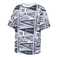 thumbnail image 2 of Youth Outerstuff  Navy New York Yankees All-Over Pennant T-Shirt, 2 of 3