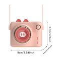 thumbnail image 3 of Mini Fan 500Mah Rechargeable Personal Fan Summer Creative Usb Charging Portable Silent Keychain Mini Fan Handheld For Travel Walking Hiking, 3 of 4