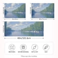 thumbnail image 2 of Yayeee Pillowcase Standard Size Set of 2 Satin Wrinkle Resistant Pillow Case, Blue Sky and River, 2 of 7