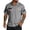 Light Gray, variant on Men's US 250th Anniversary Polo Shirt with Mesh Fabric and Button Front Featuring Vintage USA Graphic for Independence Day Celebration Patriotic Events or Summer Parties Beige L