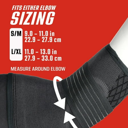 ACE Brand Flex Comfort Compression Elbow Sleeve, One Size, 1 Support