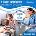 thumbnail image 4 of MagiCare Alcohol Hand Wipes - 75% Alcohol, Unscented, Large 6"x8" Wipes, 4 Packs (320ct) for Home, Office, Travel Use, 4 of 12