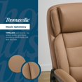 thumbnail image 3 of Thomasville Lansing Big & Tall Office Chair with Adjustable Ergonomic Lumbar Support, Tan, 3 of 9