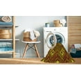 thumbnail image 2 of Ahgly Company Machine Washable Indoor Square Transitional Tomato Red Area Rugs, 4' Square, 2 of 7