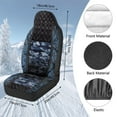 thumbnail image 7 of Uorisanigo Set of 2 Automotive Seat Cover Full Set Car Protection Accessory, Premium Blanket Cloth Faux Leather Camo Print Vehicle Seat Covers for Most Vehicles, Elastic Car Seats Cushion, 7 of 7
