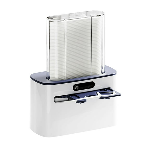 Yonrjhukm Intelligent Automatic Floss Dispenser, Floss Stick Storage Box for Home and Restaurant, Rechargeable & Battery Operated, Hygienic Flosser with 100 Refills