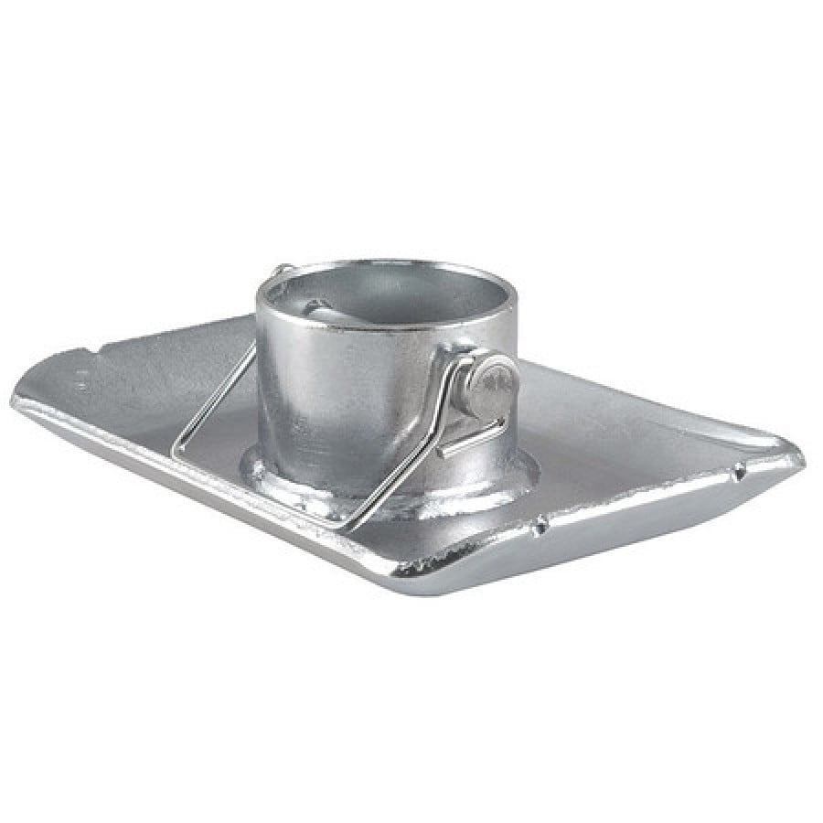 CURT 28272 Trailer Jack Foot, Fits 2Inch Diameter Tube, Supports 2,000