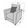 thumbnail image 4 of Sillon El Bazar Store Miami Lino Gris Plata 1 plaza, Modular, Moderno, Sala, 4 of 4