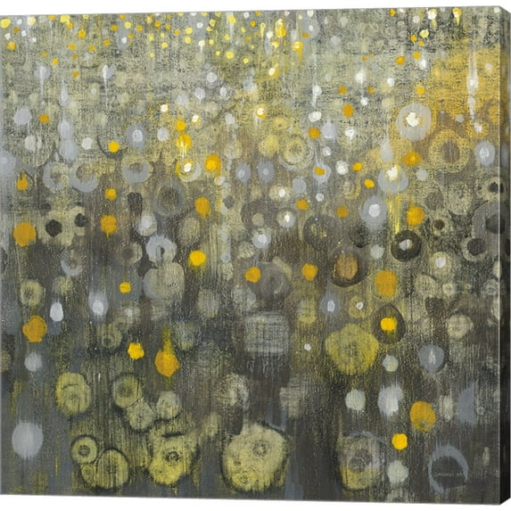 Great Art Now Rain Abstract V by Danhui Nai Canvas Wall Art