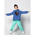 thumbnail image 2 of Heart With Cobweb Hoodie Toddler -Image by Shutterstock,  4 Toddler, 2 of 4