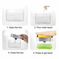 thumbnail image 5 of Dispensador con bomba de jabón y soporte para esponja Caddy para fregadero de cocina, plástico 2 en 1, recargable, úsalo para sujetar esponjas, 5 of 5