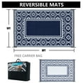 HUGEAR 5'x8' Outdoor Rug, Waterproof, Suitable for Patio, Deck, Porch ...
