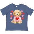 thumbnail image 3 of Inktastic Cute Golden Doodle Puppy Heart Valentine's Day Boys or Girls Toddler T-Shirt, 3 of 5