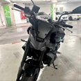 thumbnail image 5 of Motorcycle Windshield Windscreen Visor Wind Screen Deflector Black, 5 of 5