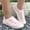 Pink, variant on YOUYEDIAN Sneakers for Women Casual Floral Print Round Toe Versatile Slip On Canvas Flats Fashion Strap Design Soft Walking Shoes