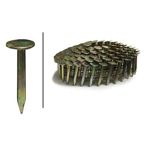 461770 Roofing Nails, Electro Galvanized Coil, 1.75In. x .120, 7,200