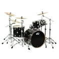 thumbnail image 3 of DW Collector's Series 4-Piece Shell Pack With 23" Bass Drum Black Ice Chrome Hardware, 3 of 4