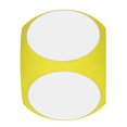 thumbnail image 2 of Wipe Off Dice Cubic Portable Cleanable Write On Dice Vibrant Color Blank Teaching Accessory Yellow, 2 of 4