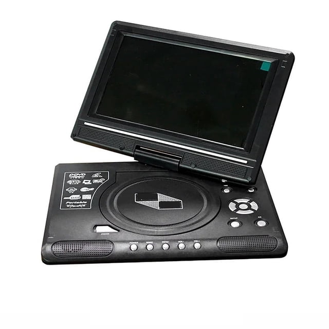 DVD Player 9.8inch 16:9 Widescreen 270° Rotatable LCD Screen Home Car TV VCD Compact Disc ,Portable