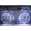 Ultra Bright 20-LED Bicycle Cycling Wheel Light Strings Colorful Bike Rim Spoke Light Tire Accessory Light Color:White