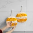 thumbnail image 5 of Daily Deals! Aminojy Absorbent Hanging Hand Towel, Fuzzy Ball Hand Towel, Soft & Gentle Touch, Dry Your Hand Comfortably In Instantly with This Creative Bath Towel Set for Kitchen & Bathroom, 5 of 9